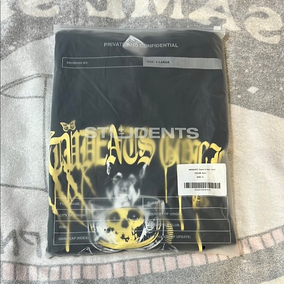 Students Golf Black Tee - Picture 8 of 8